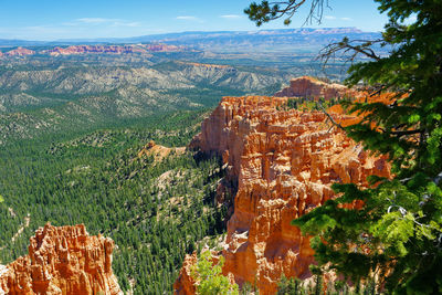 Scenic view of mountain against sky