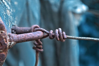 Close-up of rusty metal