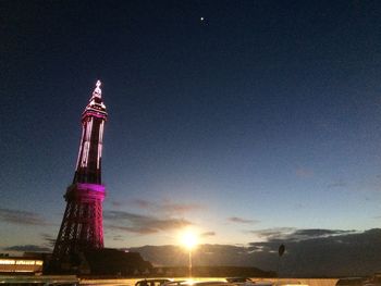 Low angle view of eiffel tower