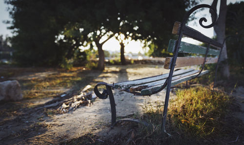 Close-up of bicycle