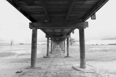 View of pier over sea