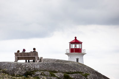 Lighthouse against the sky