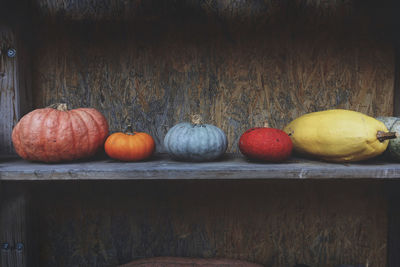 Various fruits on table