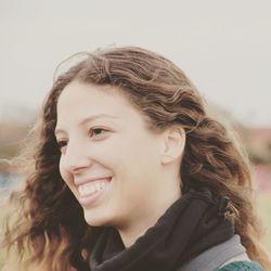 Portrait of smiling young woman