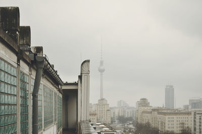 Modern cityscape against sky