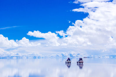 Scenic view of blue sky