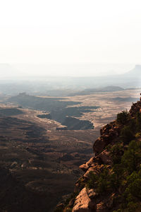 Scenic view of mountain against sky