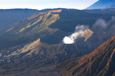 Mount bromo, smoke,  eruption, bromo tengger semeru,