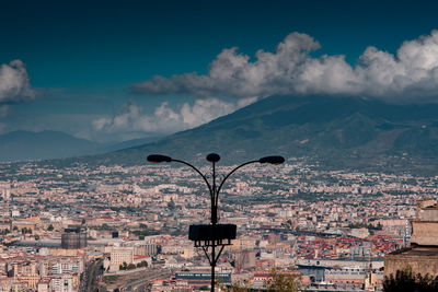 Napoli summer memories panoramic view of vezuvius