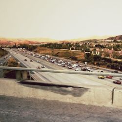 Traffic on road