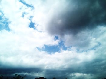 Low angle view of clouds in sky