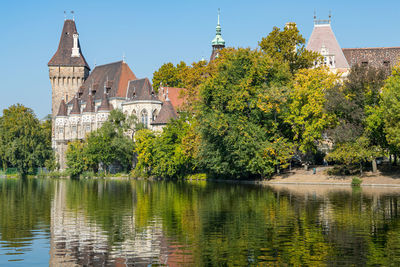 Vajdahunyad castle in budapest, hungary