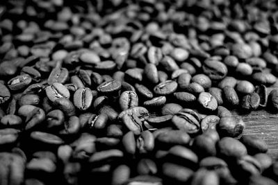 Full frame shot of coffee beans