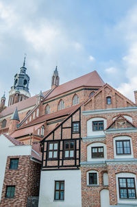 Low angle view of building against sky