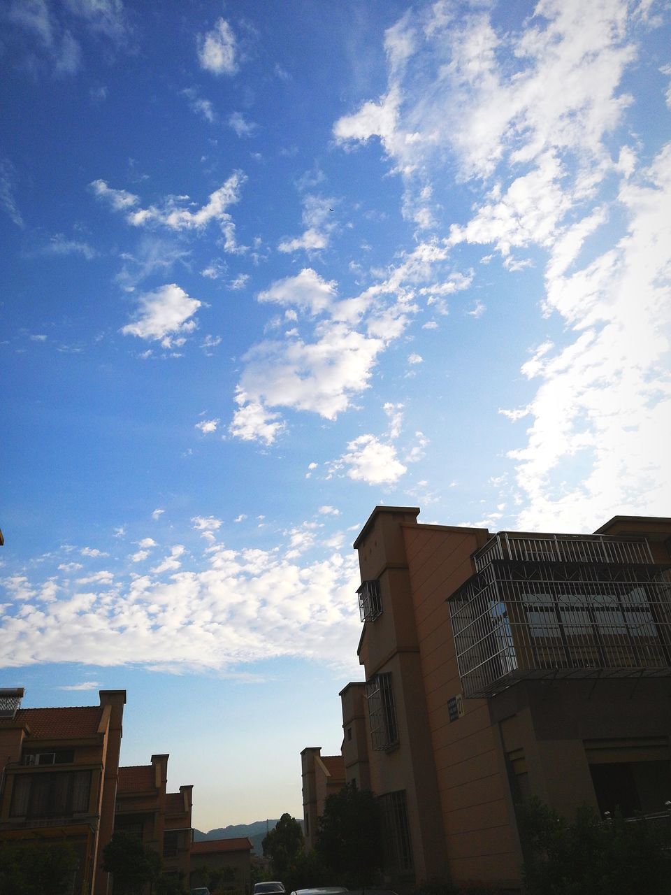 LOW ANGLE VIEW OF BUILDINGS