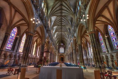 Interior of historic building