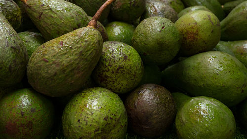 Full frame shot of fruits for sale in market