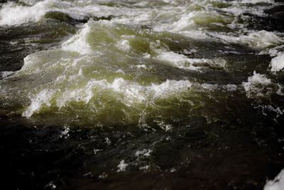 Close-up of flowing water