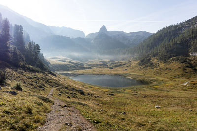 Funtensee lake at kärlingerhaus, berchtesgaden national park