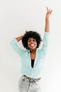 Portrait of a smiling young woman