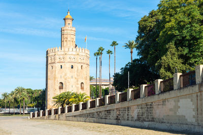 View of historic building against sky