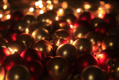 Close-up of christmas decoration