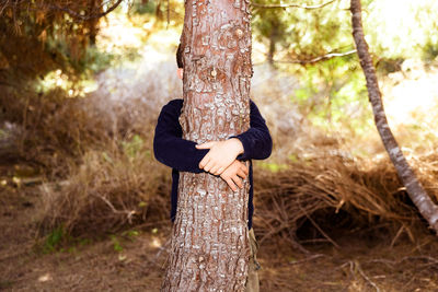 Close-up of tree trunk