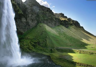 Scenic view of mountains