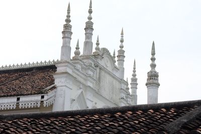 Low angle view of building against sky