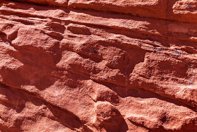 Full frame shot of rock formation