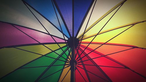 Low angle view of umbrella