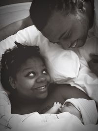 Portrait of cute baby girl