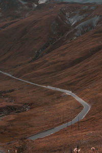 Umbrailpass road in bormio 2501m