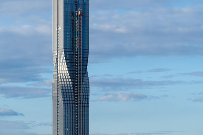 Low angle view of buildings against sky
