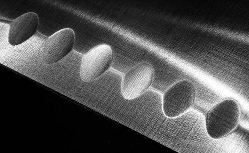 High angle view of papers