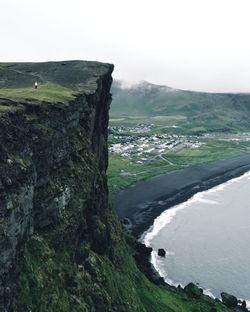 Scenic view of landscape against sky iceland