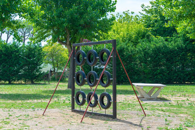 Information sign in park