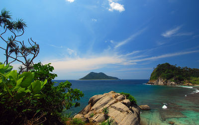 Bunta island view from batee island