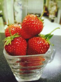 Close-up of strawberries