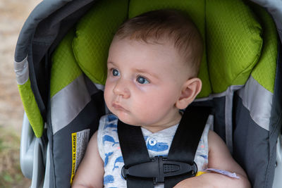 Portrait of cute baby boy