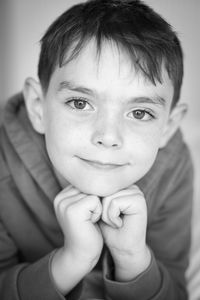 Close-up of cute girl