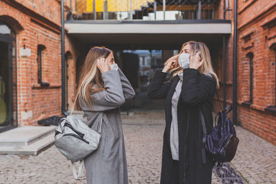 Young woman using mobile phone