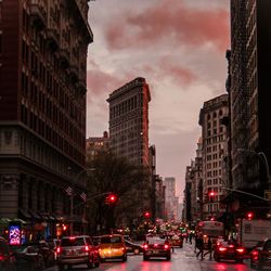 Traffic on city street