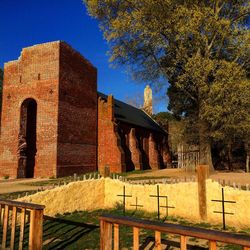 Low angle view of built structure