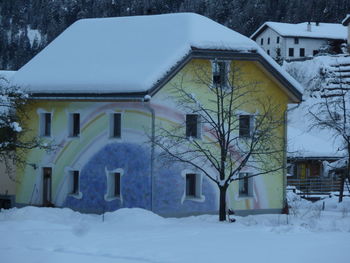 Houses in winter