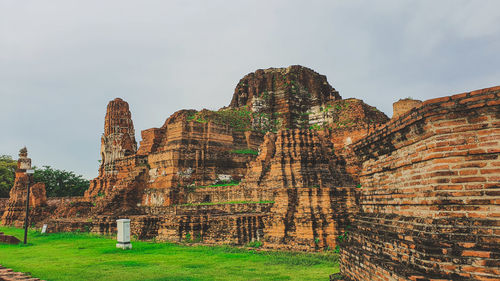 Old ruins against sky