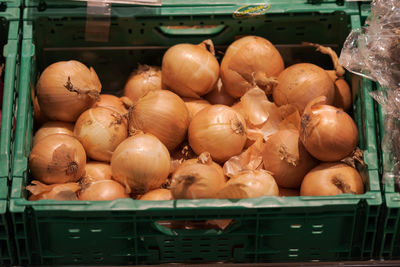 Pumpkins for sale in market
