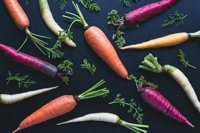 Directly above shot of ingredients on table