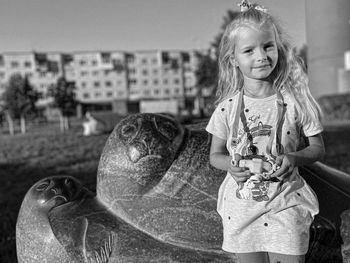 Portrait of a smiling girl