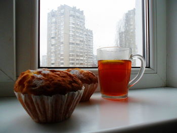 Close-up of drink on table